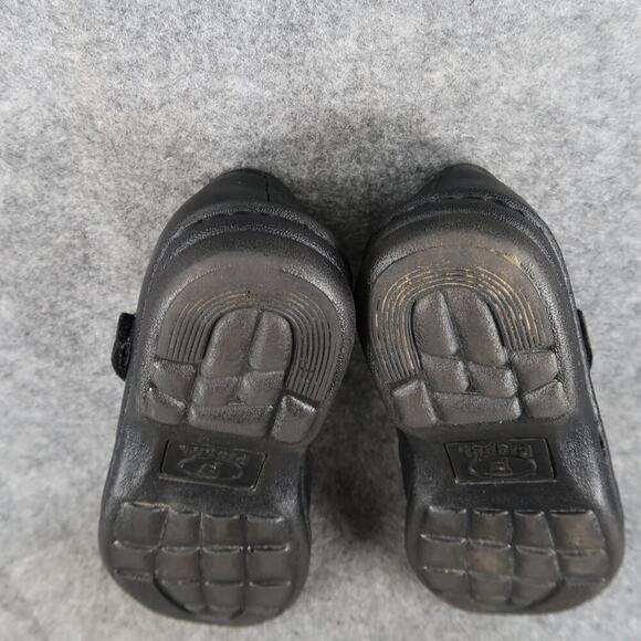 Propet Shoes Womens 6 Sandal Leather Comfort Clog Black Adjustable Strap Retro - Picture 10 of 13